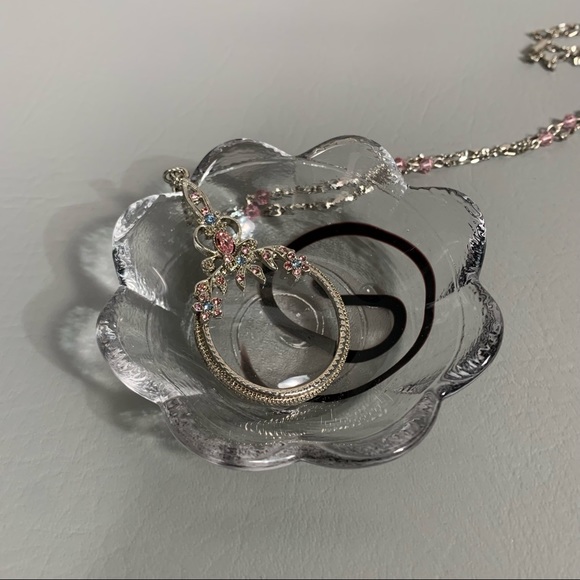 Scalloped Purple Swirl Art Glass Bowl Handmade Artisan Made Textured - Picture 3 of 16